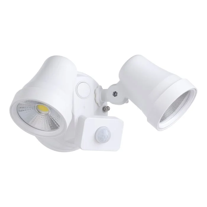 Eglo Coastguard External Spotlight 2x15W LED TRI-Colour White With Sensor