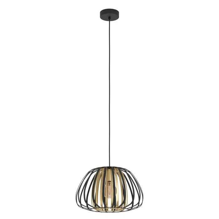 Eglo Encinitos Large Pendant Black/Gold