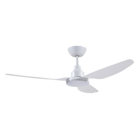 Ventair Glacier Dc - 56"/1400Mm Dc 3 Blade Ceiling Fan With 20W Tri Cct Led Light - White - Remote Incl - Indoor/Covered Outdoor