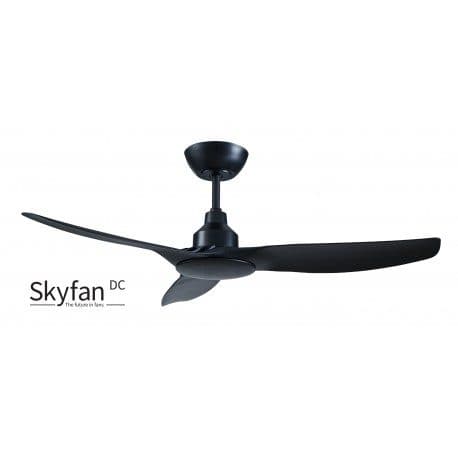 Ventair Skyfan - 48"/1200Mm Glass Fibre Composite 3 Blade Dc Ceiling Fan - Black - Indoor/Covered Outdoor