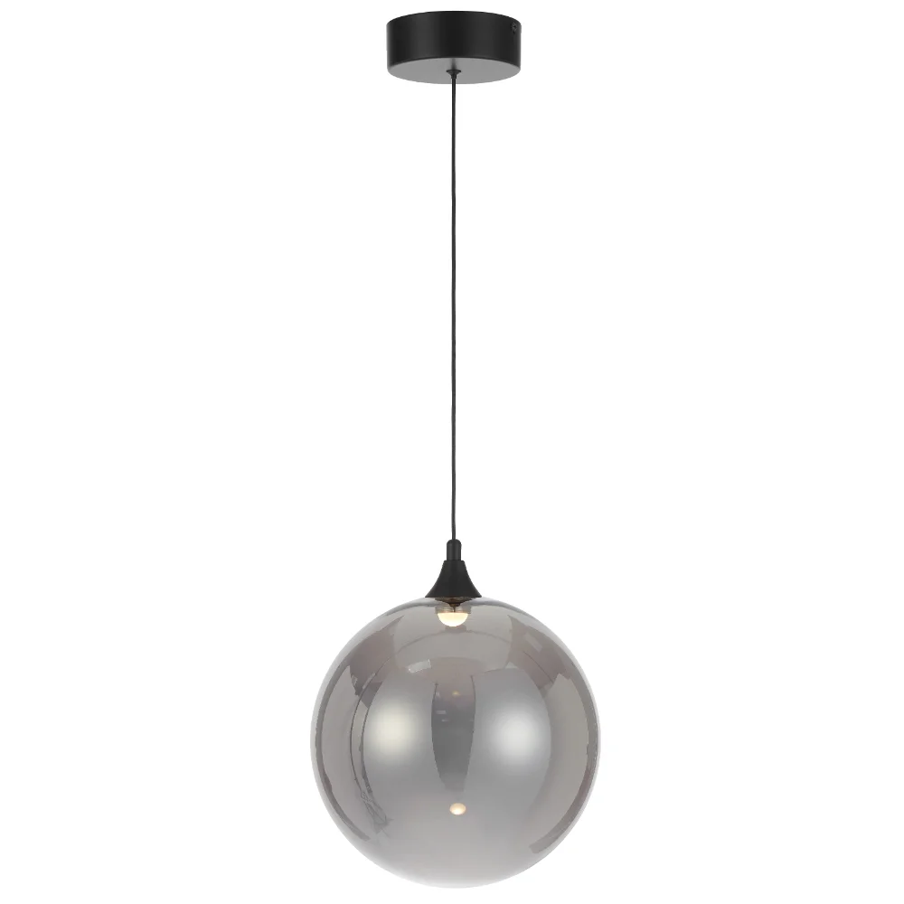 Telbix Kupla 1Lt Pendant Black/Smoke