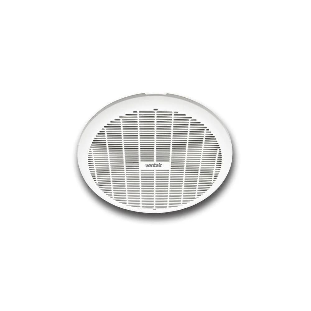 Ventair Gyro 250 - 290Mm Cut-Out - Round Plastic Grille - Ball Bearing Motor- Plug And Cable Included - 3 Year Warranty - White