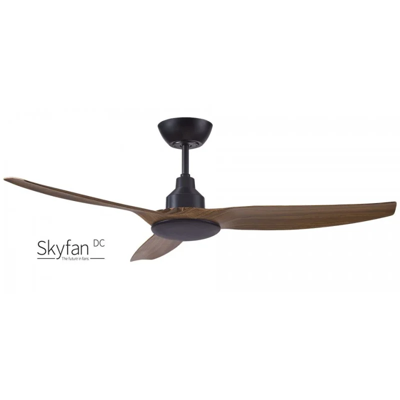 Ventair Skyfan - 52"/1300Mm Glass Fibre Composite 3 Blade Dc Ceiling Fan - Teak - Indoor/Covered Outdoor