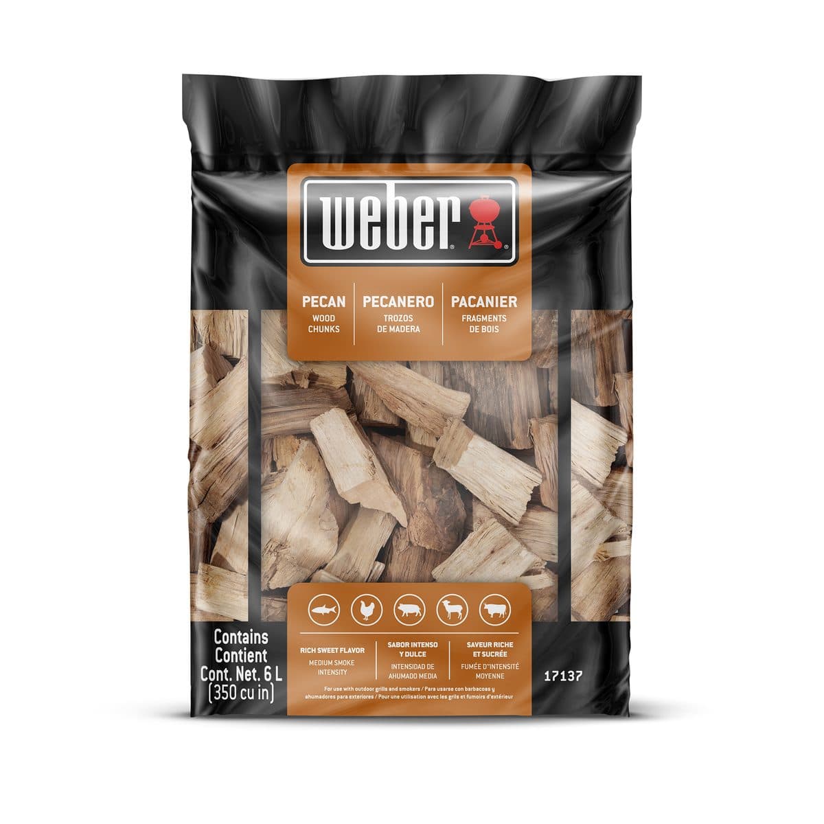 Weber Wood Chunks - Pecan
