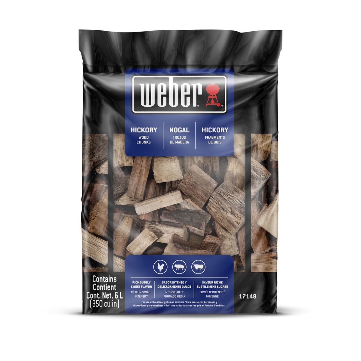 Weber Wood Chunks - Hickory