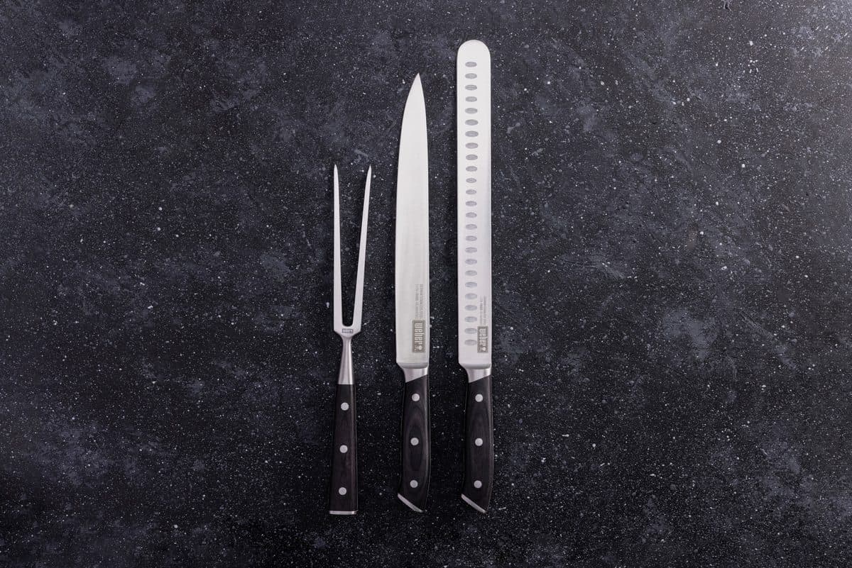 Weber Carving Set (3pc - Carving, Ham, Fork)