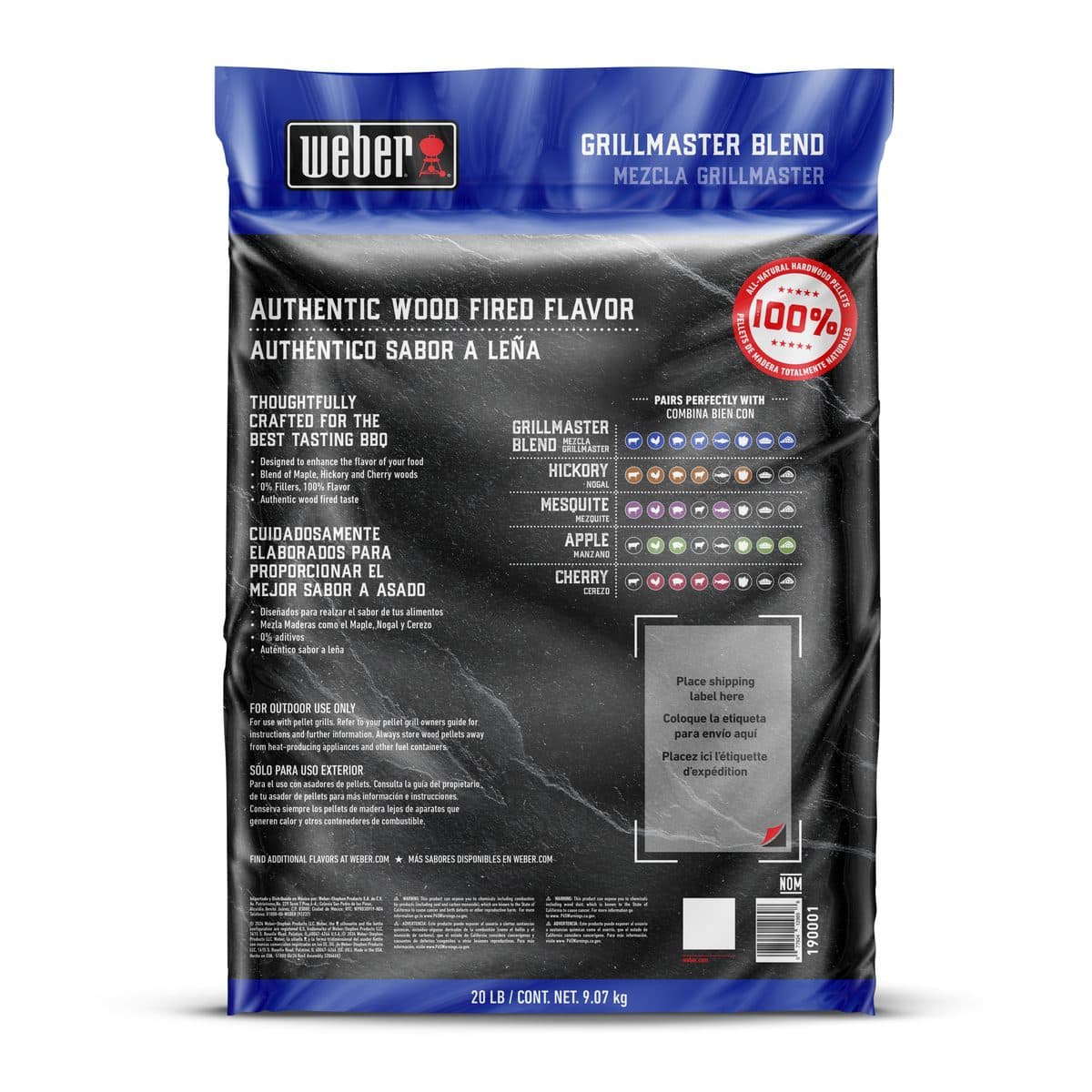 Weber Wood Pellets - Grill Master