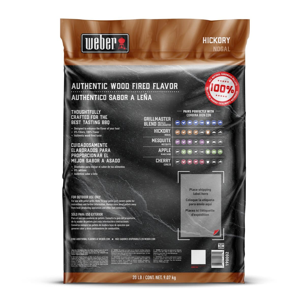 Weber Wood Pellets - Hickory