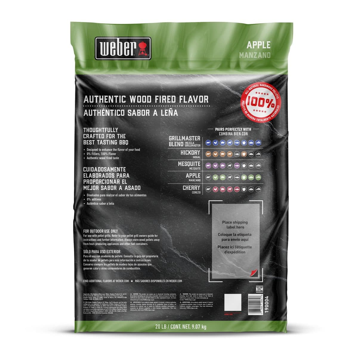 Weber Wood Pellets - Apple