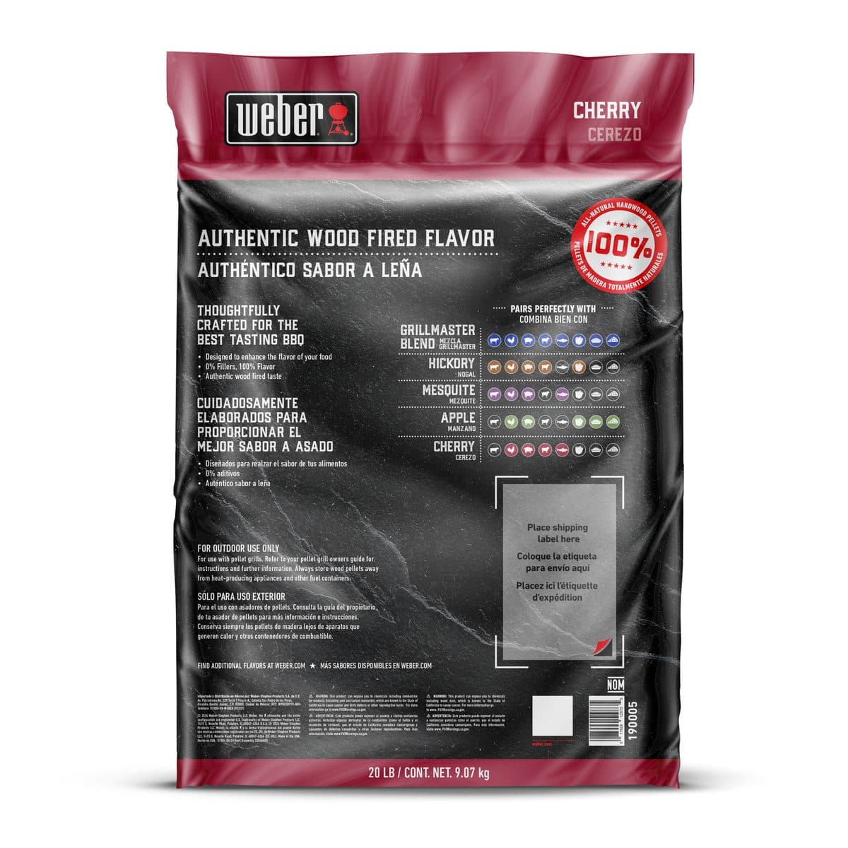 Weber Wood Pellets - Cherry