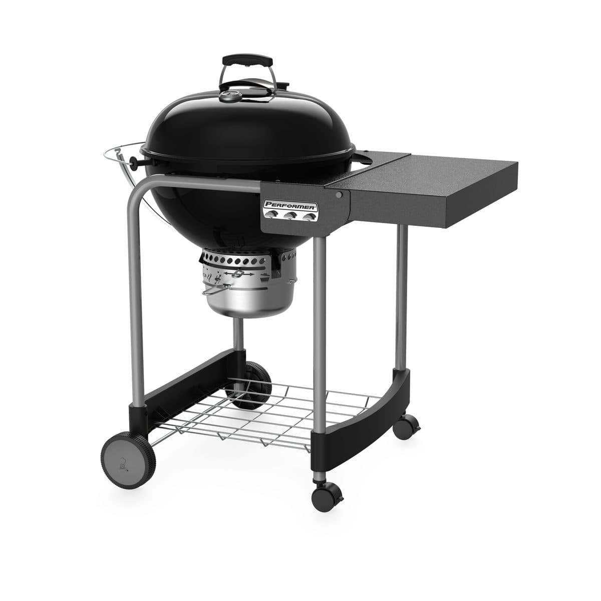 Weber 57cm Performer Kettle Black with GBS Stainless Grill